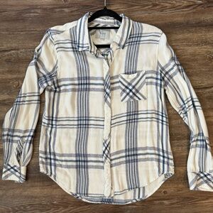 Rails Med Flannel Top